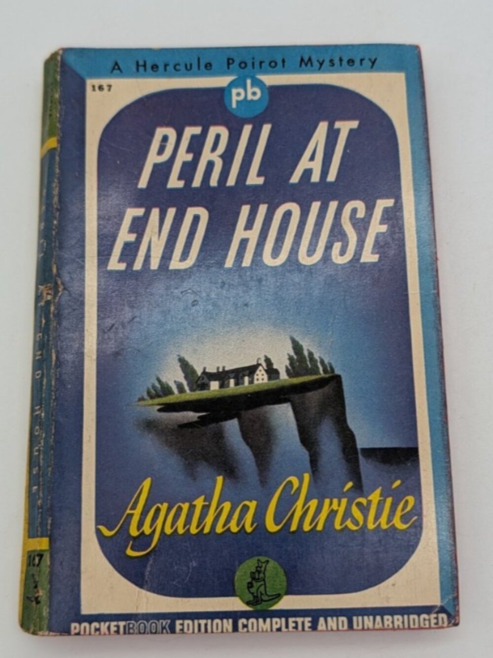 Peril at End House by Agatha Christie 1944 Vintage paperback Pocket Book